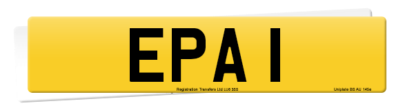 Registration number EPA 1